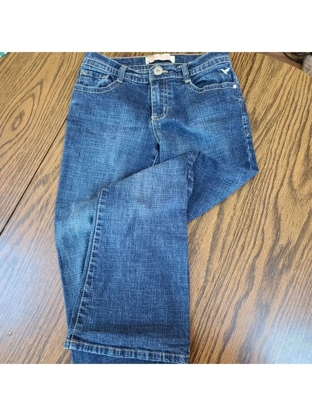 Grane Blue Denim Flare Jeans Girls Size 10